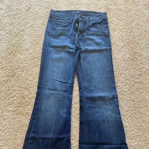 7 for all Mankind Ginger flare jeans size 26
